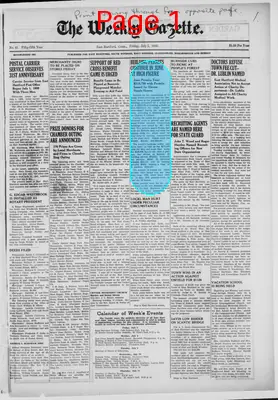 Page thumbnail for The Weekly Gazette