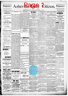 Page thumbnail for Asheville Daily Citizen