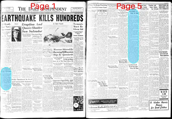 Page thumbnail for The Daily Independent