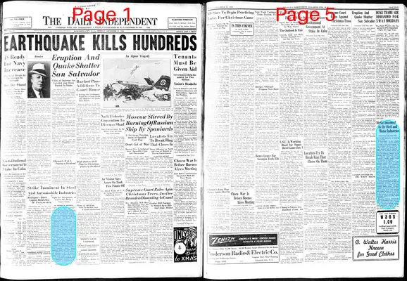 Page thumbnail for The Daily Independent
