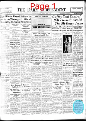 Page thumbnail for The Daily Independent