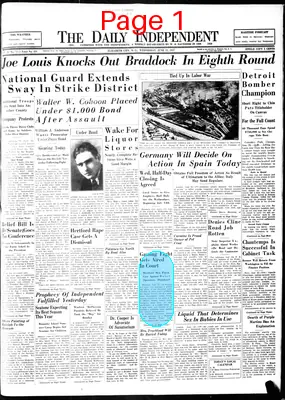 Page thumbnail for The Daily Independent