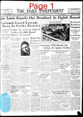 Page thumbnail for The Daily Independent