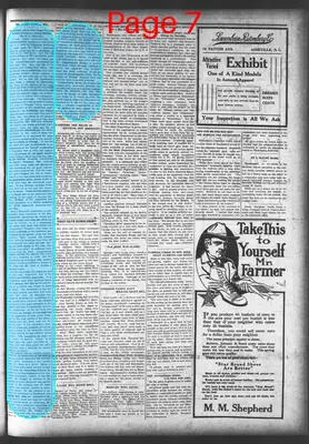 Page thumbnail for Western Carolina Democrat And French Broad Hustler
