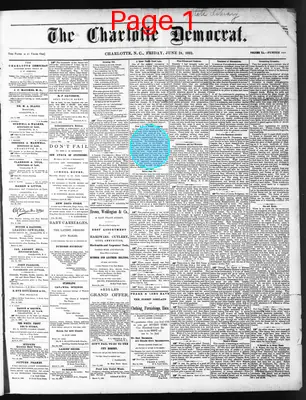 Page thumbnail for The Charlotte Democrat