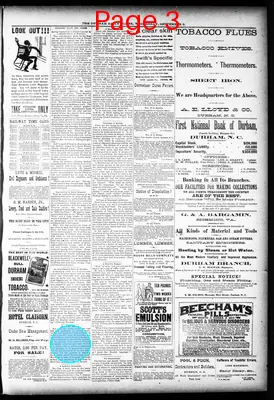 Page thumbnail for The Durham Daily Globe