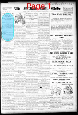 Page thumbnail for The Durham Daily Globe