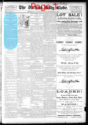 Page thumbnail for The Durham Daily Globe