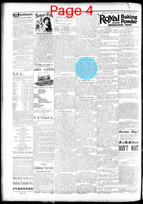 Page thumbnail for The Durham Daily Globe