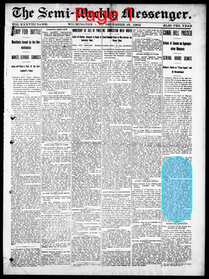 Page thumbnail for The Semi Weekly Messenger