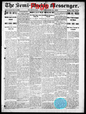 Page thumbnail for The Semi Weekly Messenger