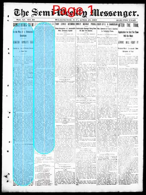 Page thumbnail for The Semi Weekly Messenger