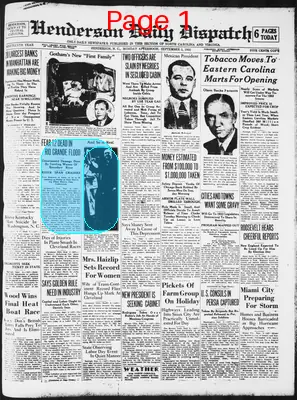 Page thumbnail for Henderson Daily Dispatch