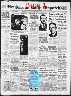 Page thumbnail for Henderson Daily Dispatch