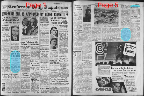 Page thumbnail for Henderson Daily Dispatch