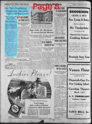 Page thumbnail for Henderson Daily Dispatch