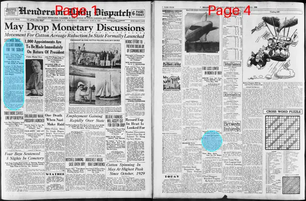 Page thumbnail for Henderson Daily Dispatch