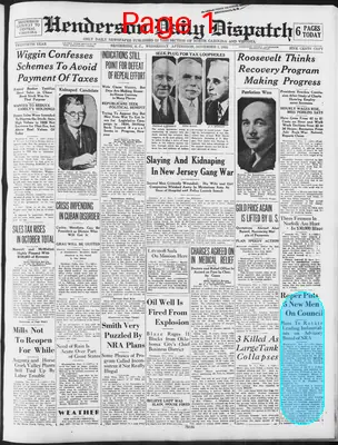 Page thumbnail for Henderson Daily Dispatch