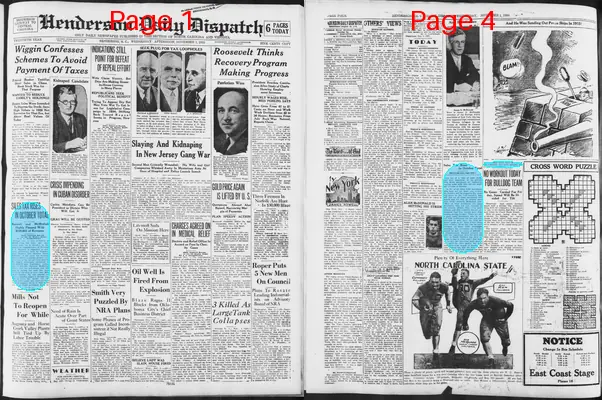 Page thumbnail for Henderson Daily Dispatch
