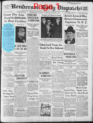 Page thumbnail for Henderson Daily Dispatch