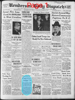 Page thumbnail for Henderson Daily Dispatch