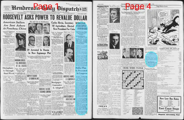 Page thumbnail for Henderson Daily Dispatch