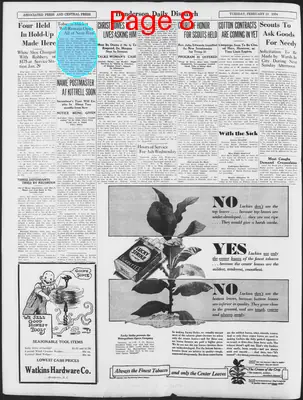 Page thumbnail for Henderson Daily Dispatch