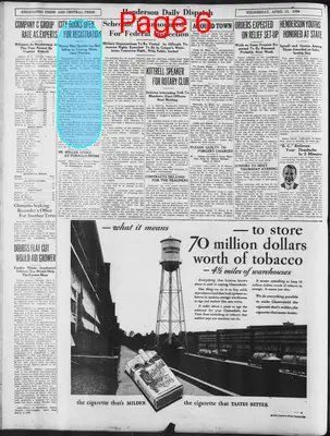 Page thumbnail for Henderson Daily Dispatch