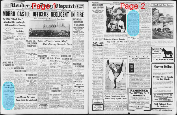 Page thumbnail for Henderson Daily Dispatch