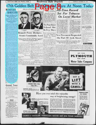 Page thumbnail for Henderson Daily Dispatch