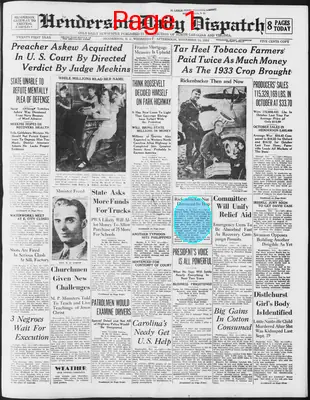 Page thumbnail for Henderson Daily Dispatch