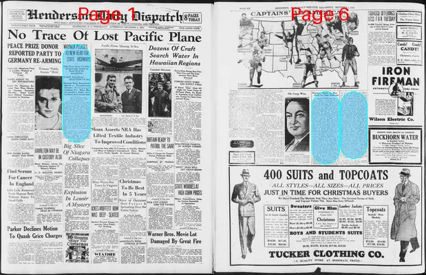 Page thumbnail for Henderson Daily Dispatch