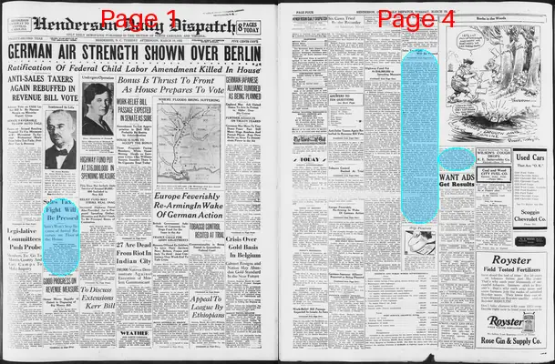 Page thumbnail for Henderson Daily Dispatch