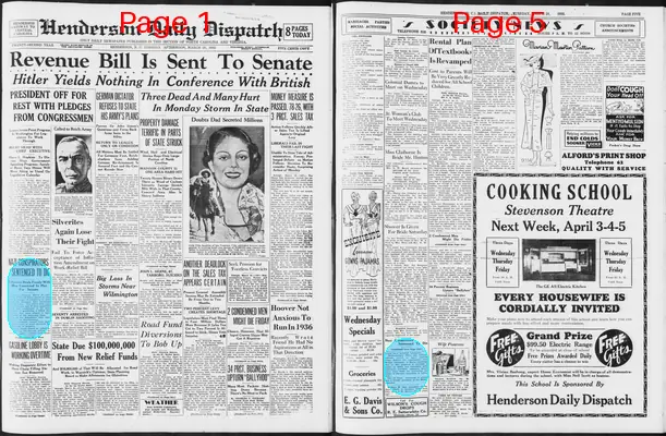 Page thumbnail for Henderson Daily Dispatch