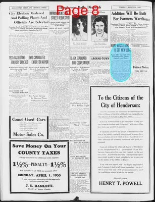 Page thumbnail for Henderson Daily Dispatch