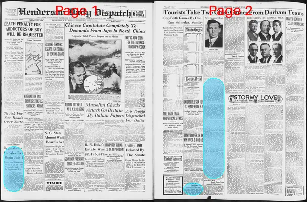 Page thumbnail for Henderson Daily Dispatch