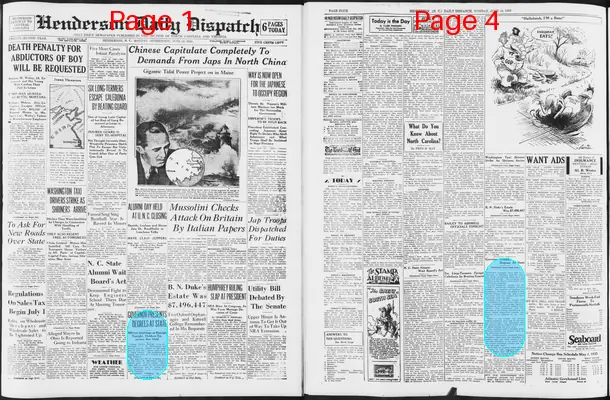 Page thumbnail for Henderson Daily Dispatch