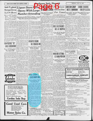 Page thumbnail for Henderson Daily Dispatch
