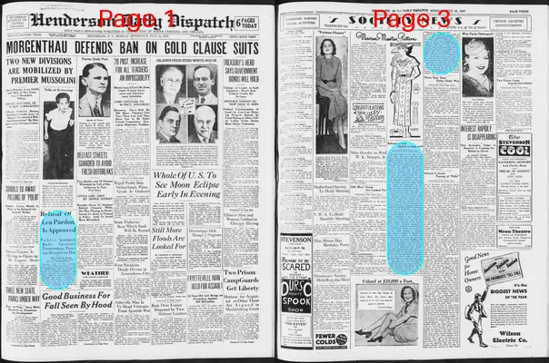 Page thumbnail for Henderson Daily Dispatch