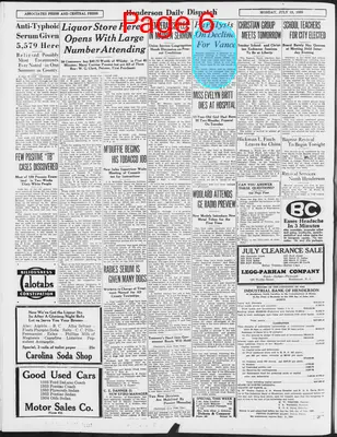 Page thumbnail for Henderson Daily Dispatch