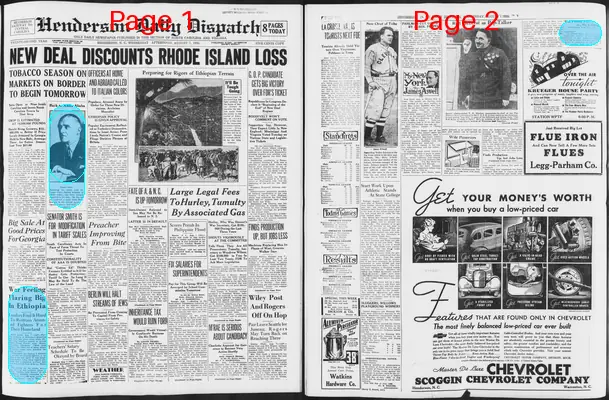 Page thumbnail for Henderson Daily Dispatch