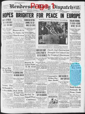 Page thumbnail for Henderson Daily Dispatch