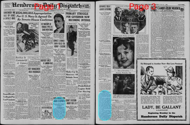 Page thumbnail for Henderson Daily Dispatch