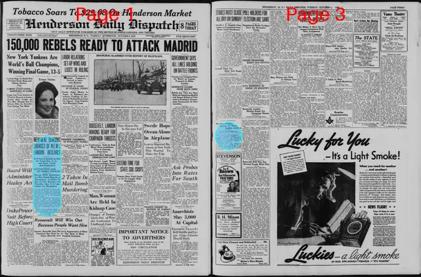 Page thumbnail for Henderson Daily Dispatch