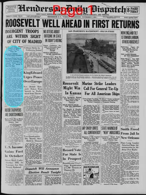 Page thumbnail for Henderson Daily Dispatch