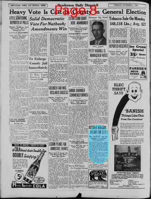 Page thumbnail for Henderson Daily Dispatch