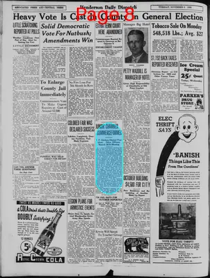 Page thumbnail for Henderson Daily Dispatch