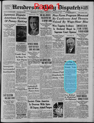 Page thumbnail for Henderson Daily Dispatch