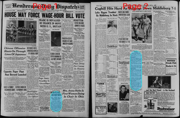 Page thumbnail for Henderson Daily Dispatch