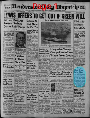 Page thumbnail for Henderson Daily Dispatch